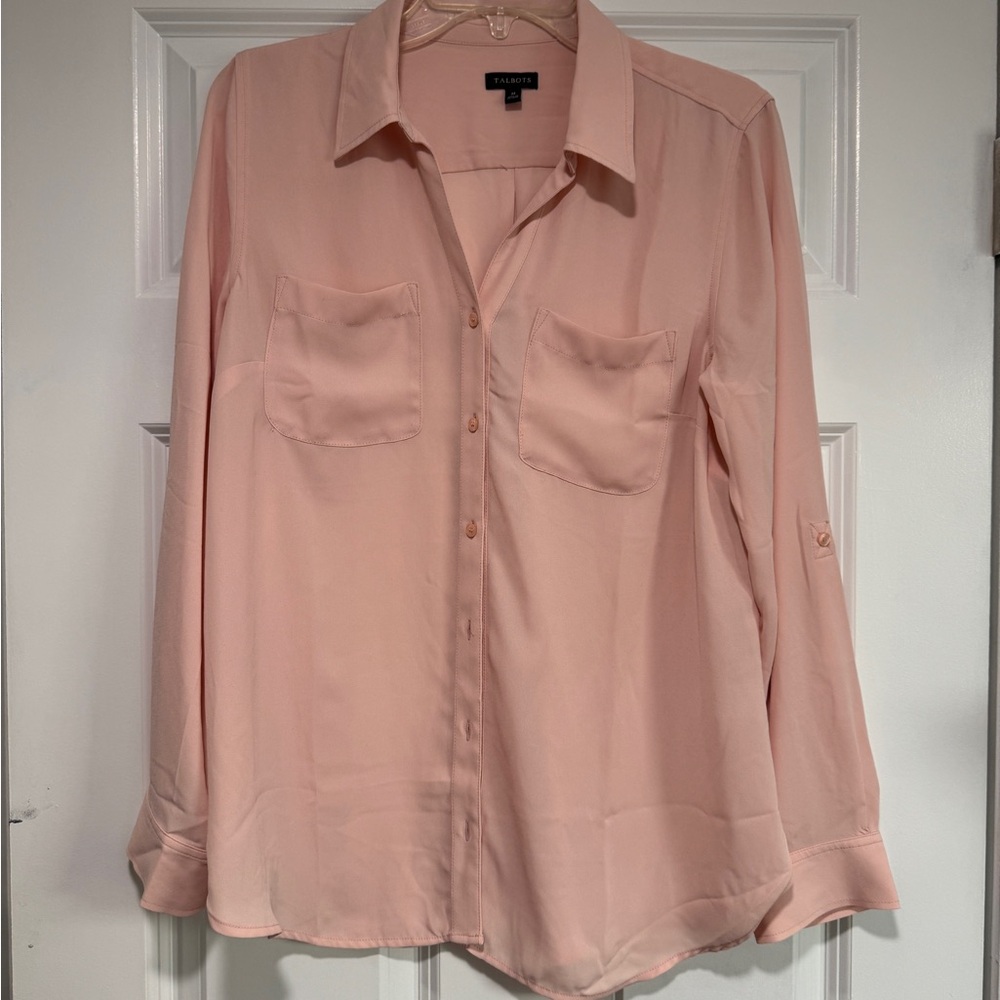 Talbots Blush Pink Blouse